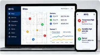 IrysConnect dashboard